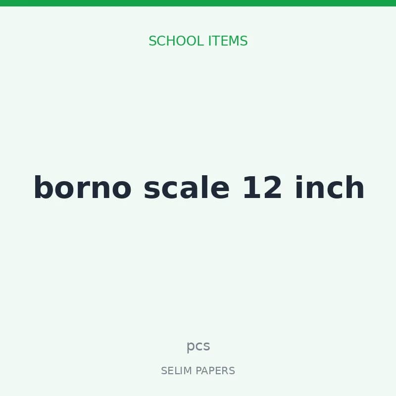 borno scale 12 inch