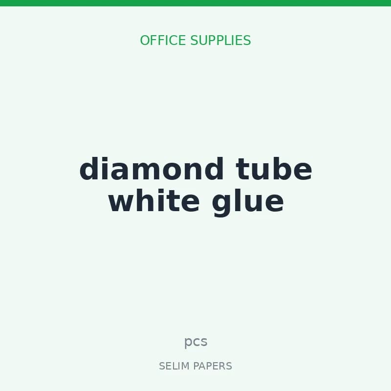 diamond tube white glue